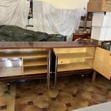 Lacquered wooden sideboard NF Meuble Seguin