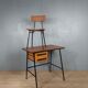 Ensemble bureau et chaise d'enfant vintage