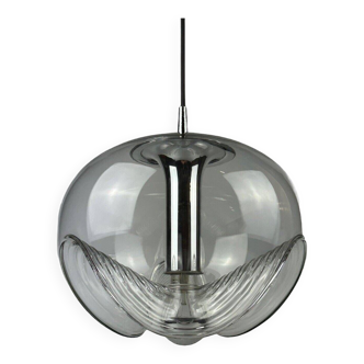 60s 70s ceiling lamp hanging lamp Peill & Putzler "Wave" Koch & Lowy Design