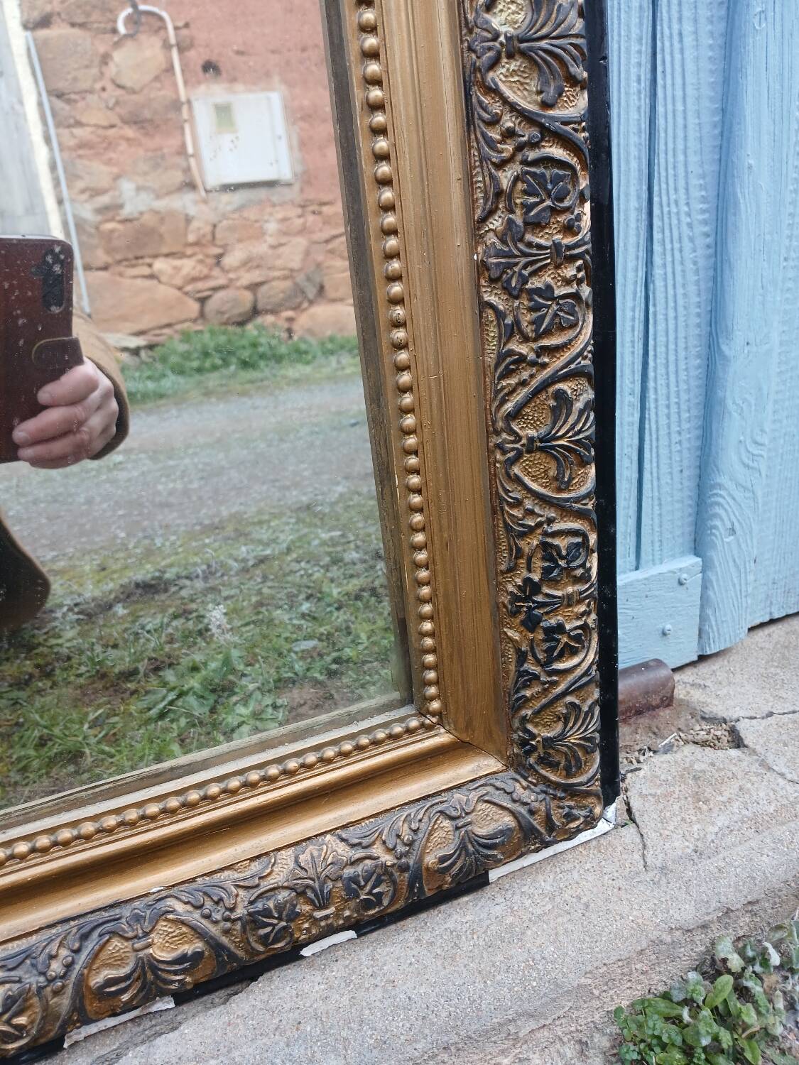 Antique mirror in Louis Philippe style