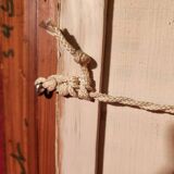 Oil painting on canvas Provençal landscape santons framed signed