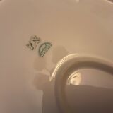 Plat ovale porcelaine limoges modele astral art deco