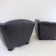 Set de 2 fauteuils en cuir par Peter Maly