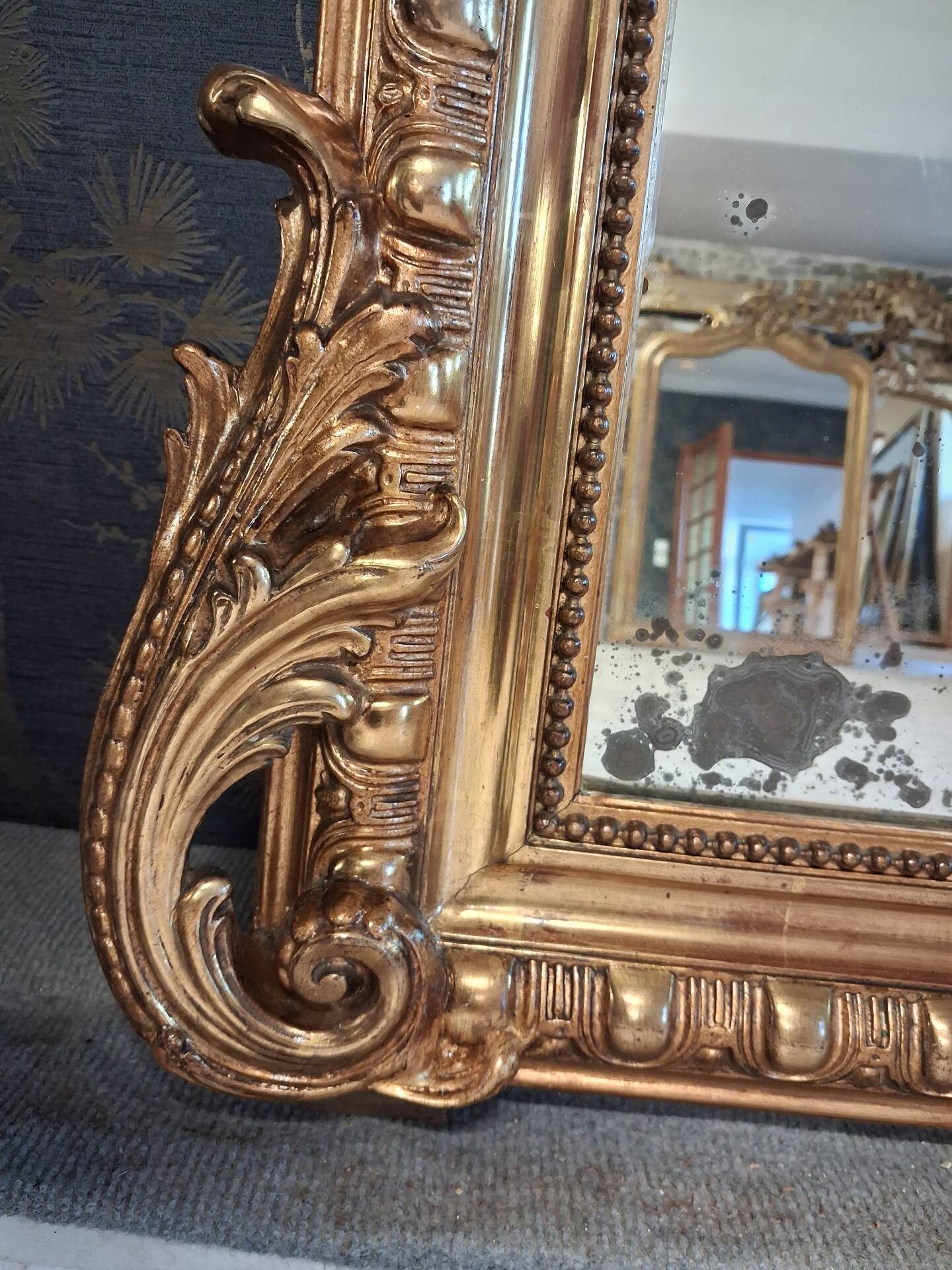 Mirror from the Napoléon III era 147 x 98