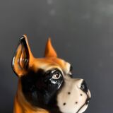 Chien en porcelaine