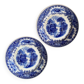 2 Old England plates Made in Holland