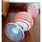 Vase Opaline Vintage de Style Murano