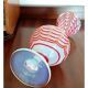 Vase Opaline Vintage de Style Murano