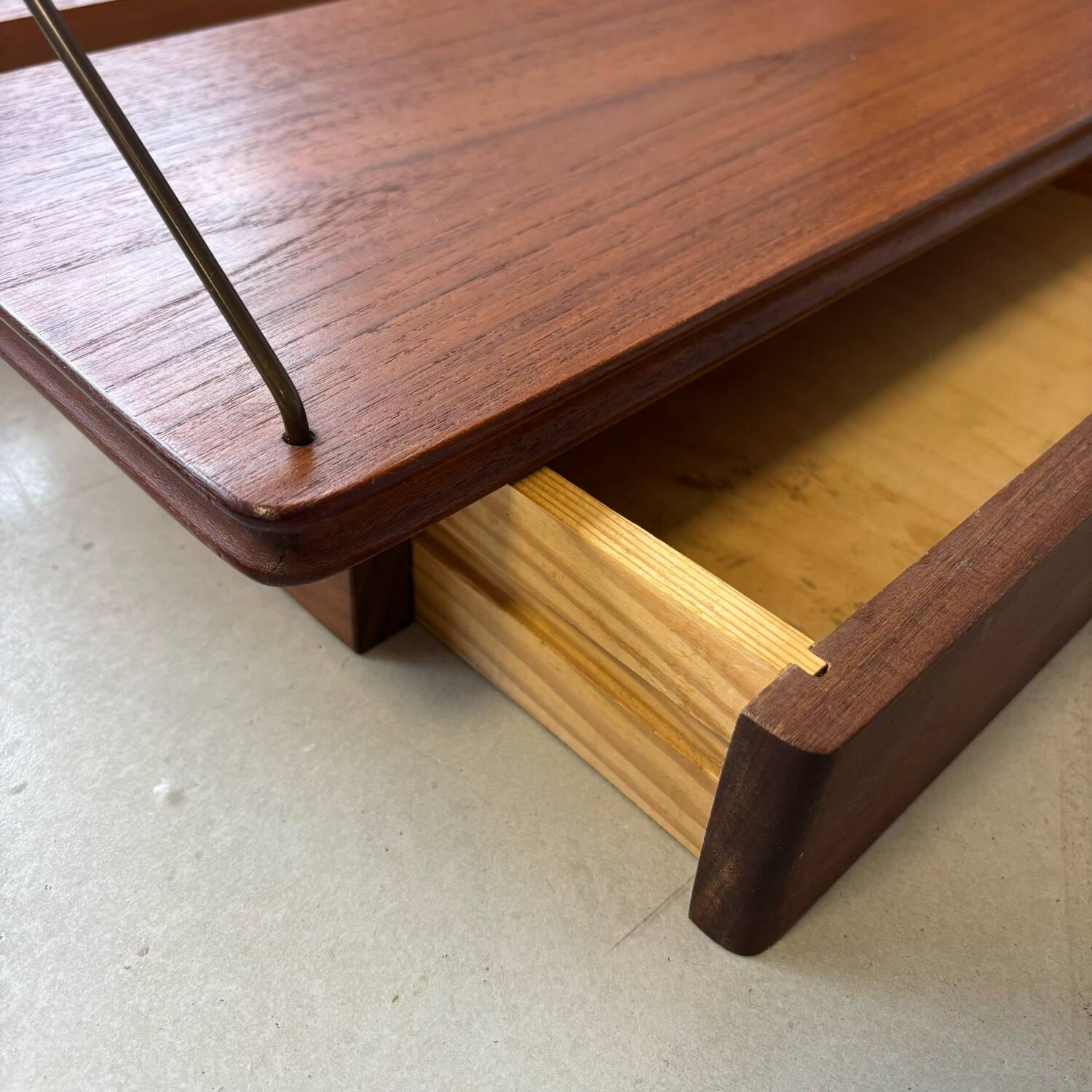 Vintage set of 2 floating nightstands - shelves