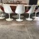 Limited edition table by Eero Saarinen for Knoll studio in extra white marble