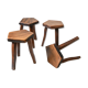 Set of 4 brutalist stools