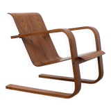 1930s modernist cantilever plywood armchair