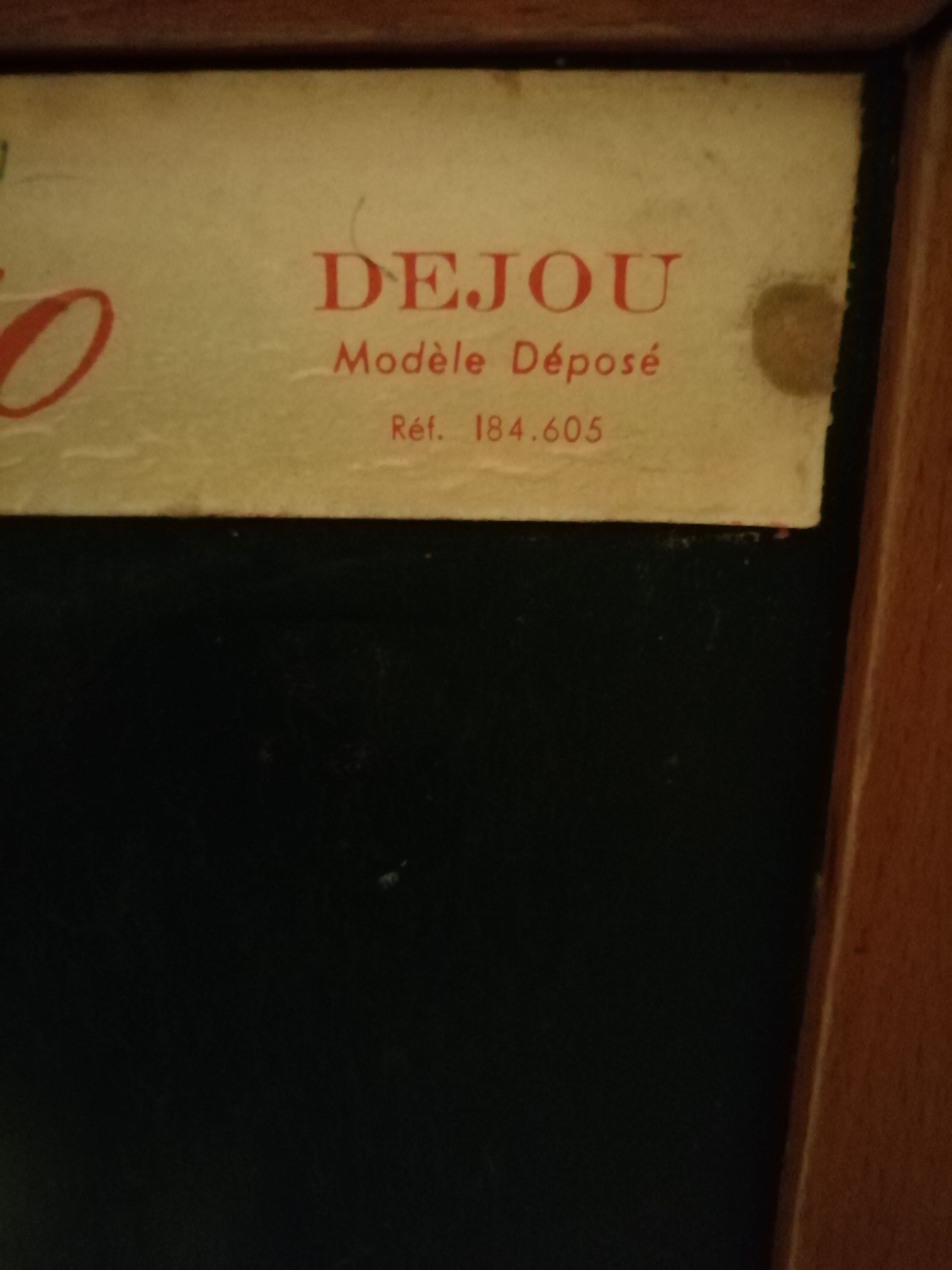 Schoolboy table Dejou model filed 50s
