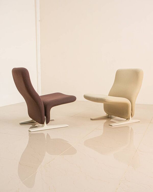 Paire de fauteuils F780 ''Concorde'' par Pierre Paulin pour Artifort 80's