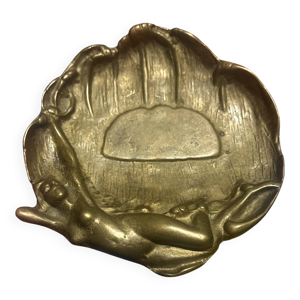 Vide poche Art nouveau - bronze
