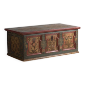 Antique wedding chest painted in pine – Austro-Hungarian Empire, Year 1775