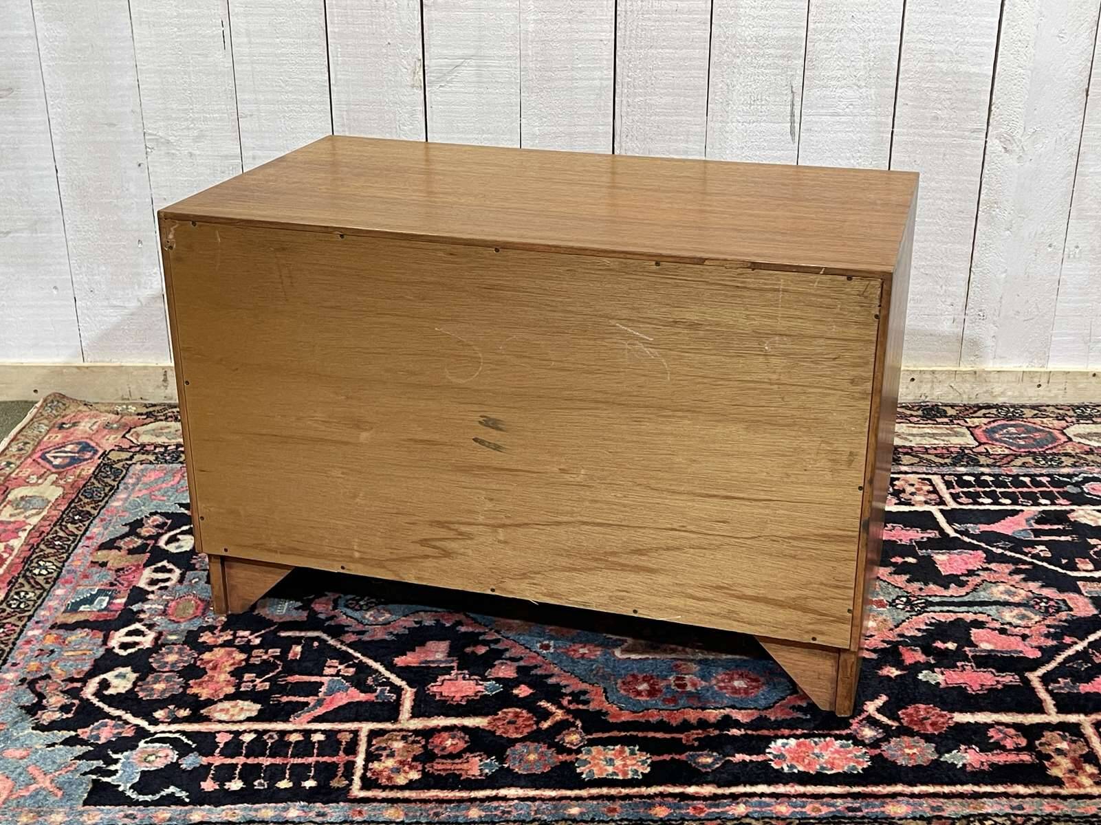 English low chest of drawers by the brand G-Plan in teak from the 1970s.