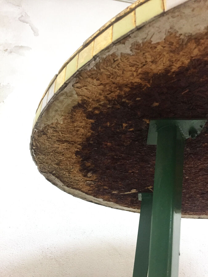 Table "Englander Chollat" Vallauris 1970