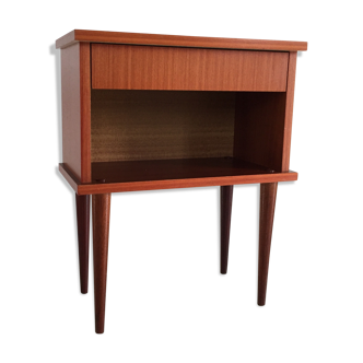 Table de chevet pieds compas vintage