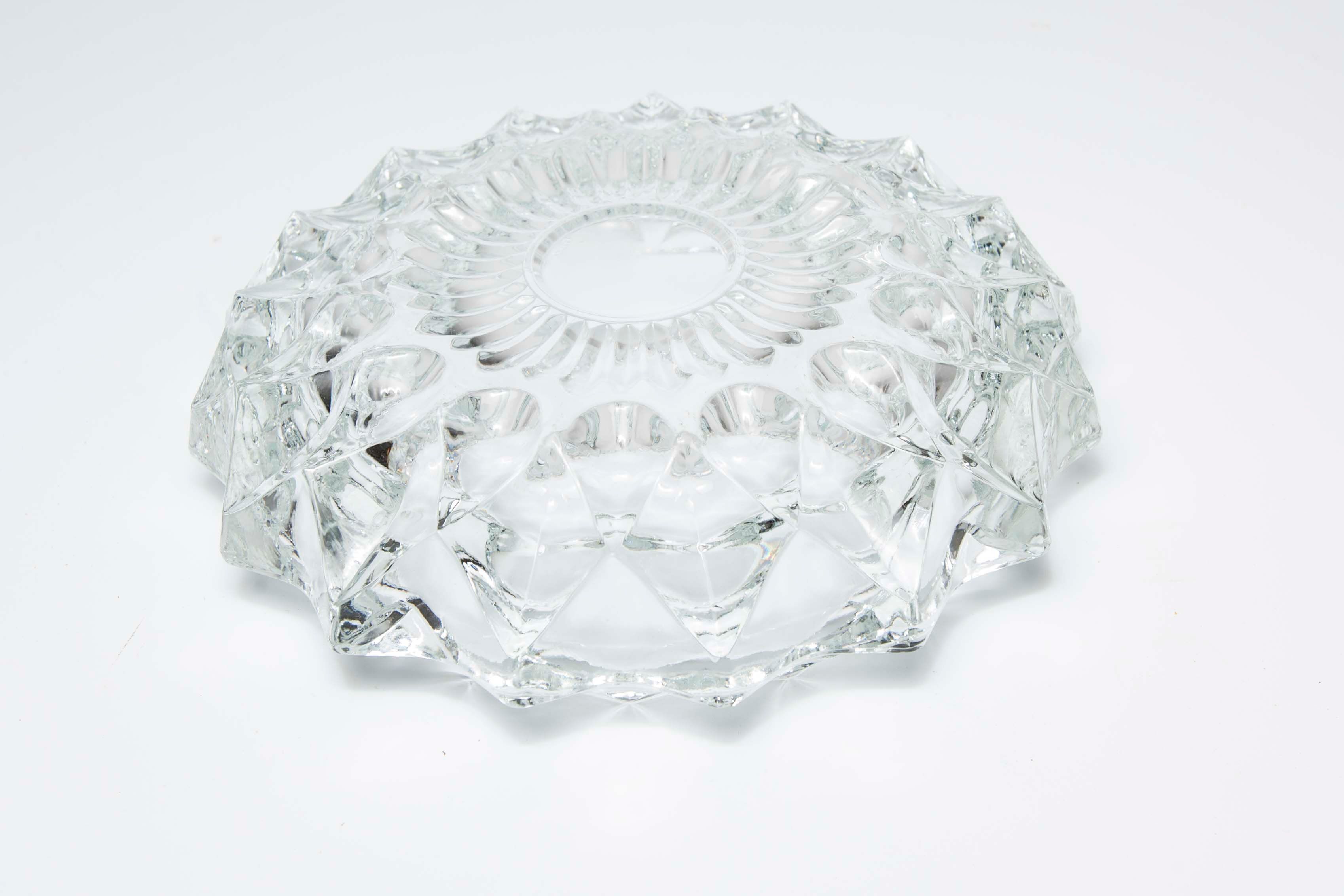 60s glass ashtray