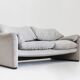 Vintage Cassina Maralunga 2 seater sofa Vico Magistretti