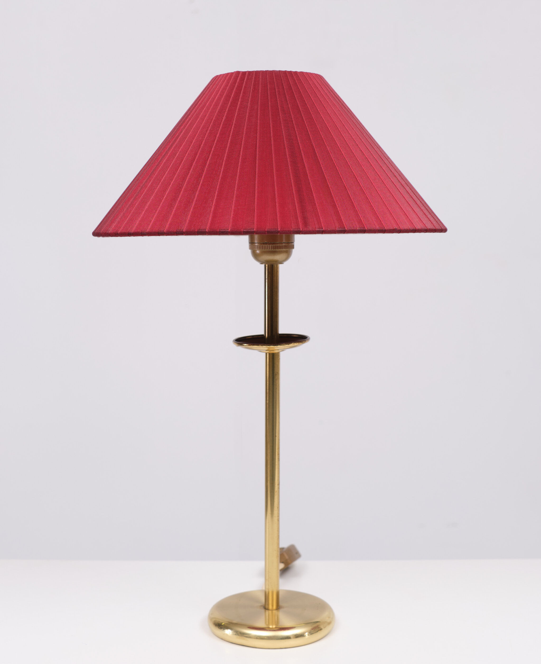 Vintage Set Brass Table Lamps, 1970s