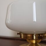 Opal globe installation lamp