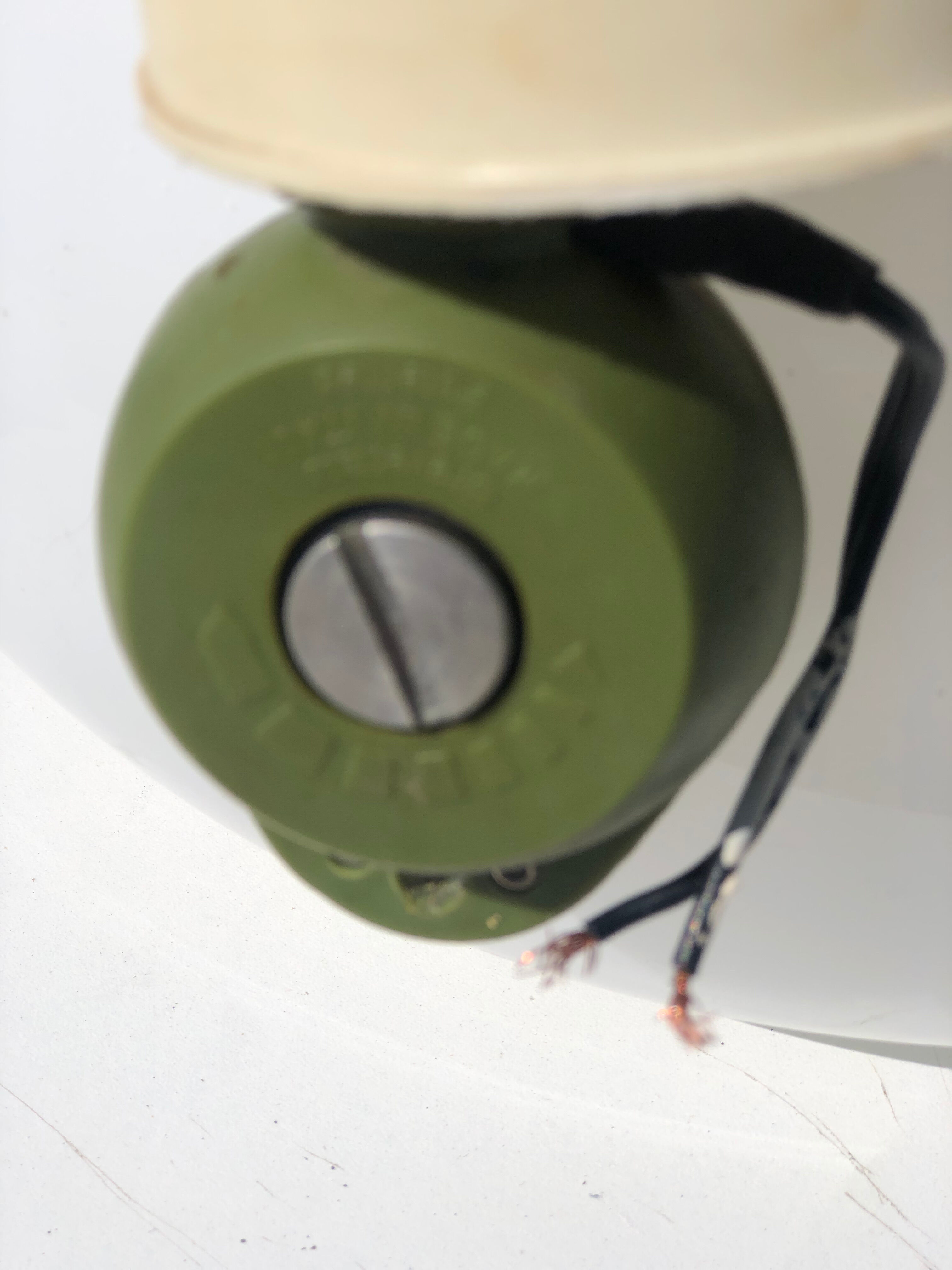 Vintage pendant lamp with Rolly system