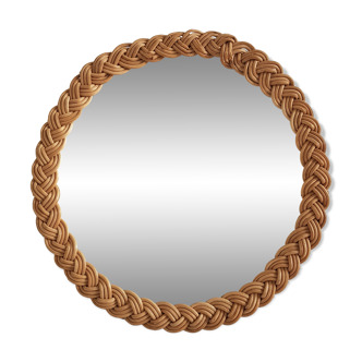 Mirror rattan Diam.24