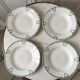 4 hollow plates Terre de Fer Saint-Amand early twentieth century