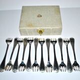 Christofle set of 12 Malmaison Empire oyster forks