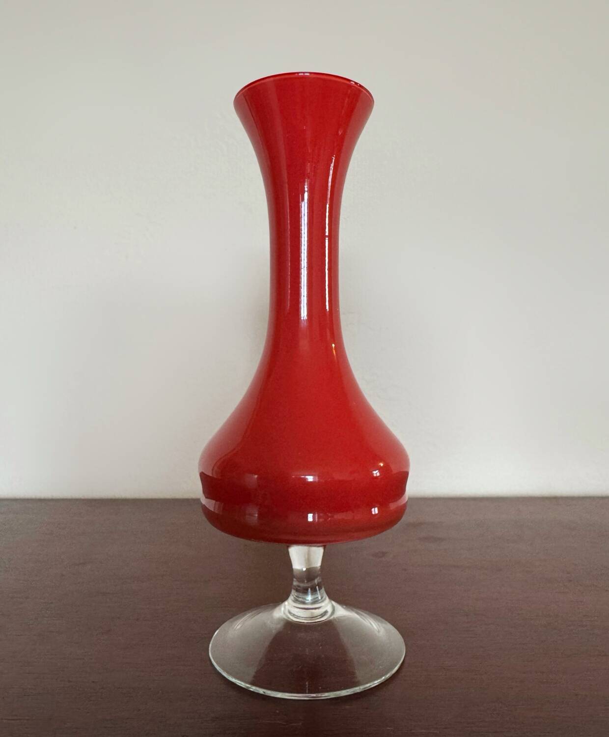 Opaline soliflore vase Florence 60s