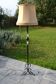 Lampadaire vintage cristal de Sèvres et fer forgé années 50