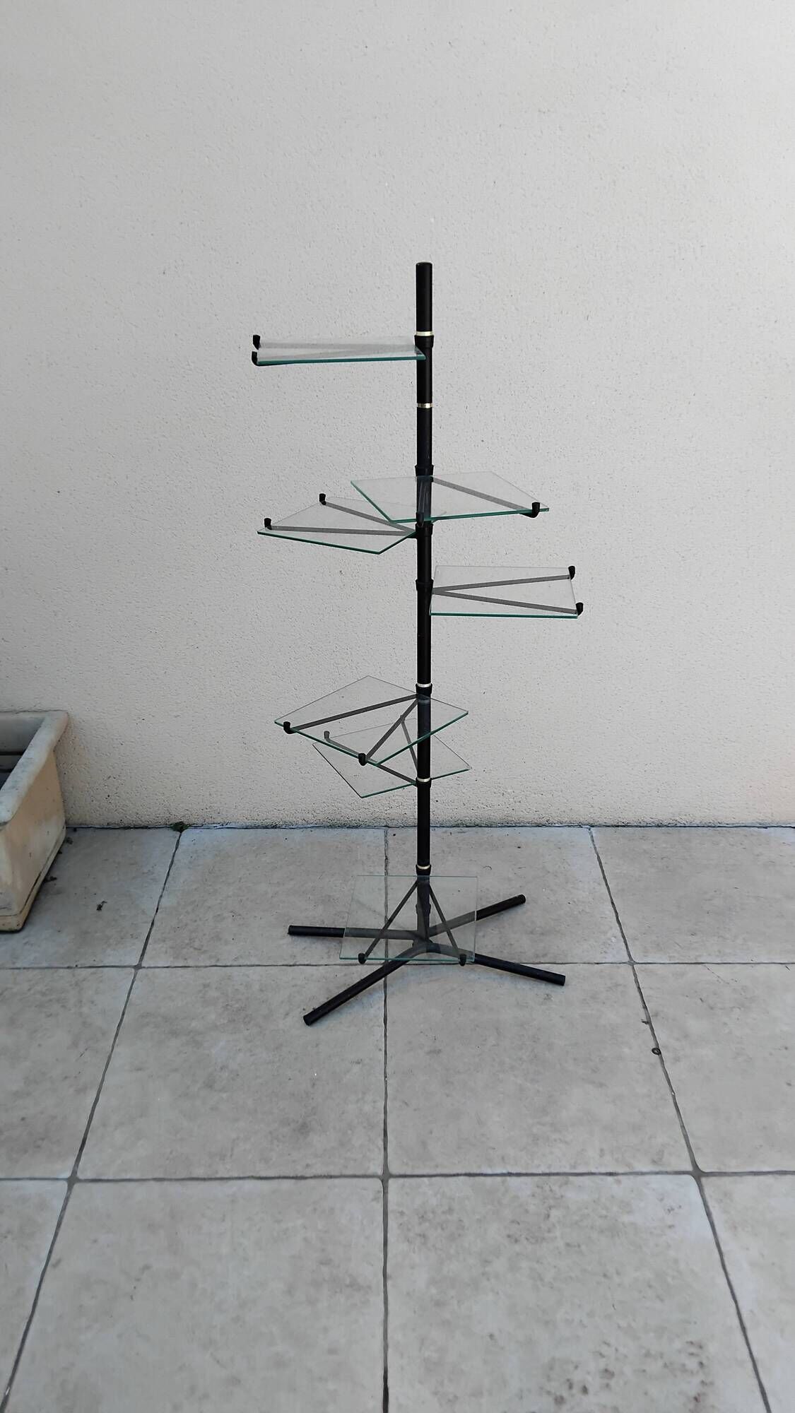 Etagère présentoir 132 cm vintage année 60 magasin