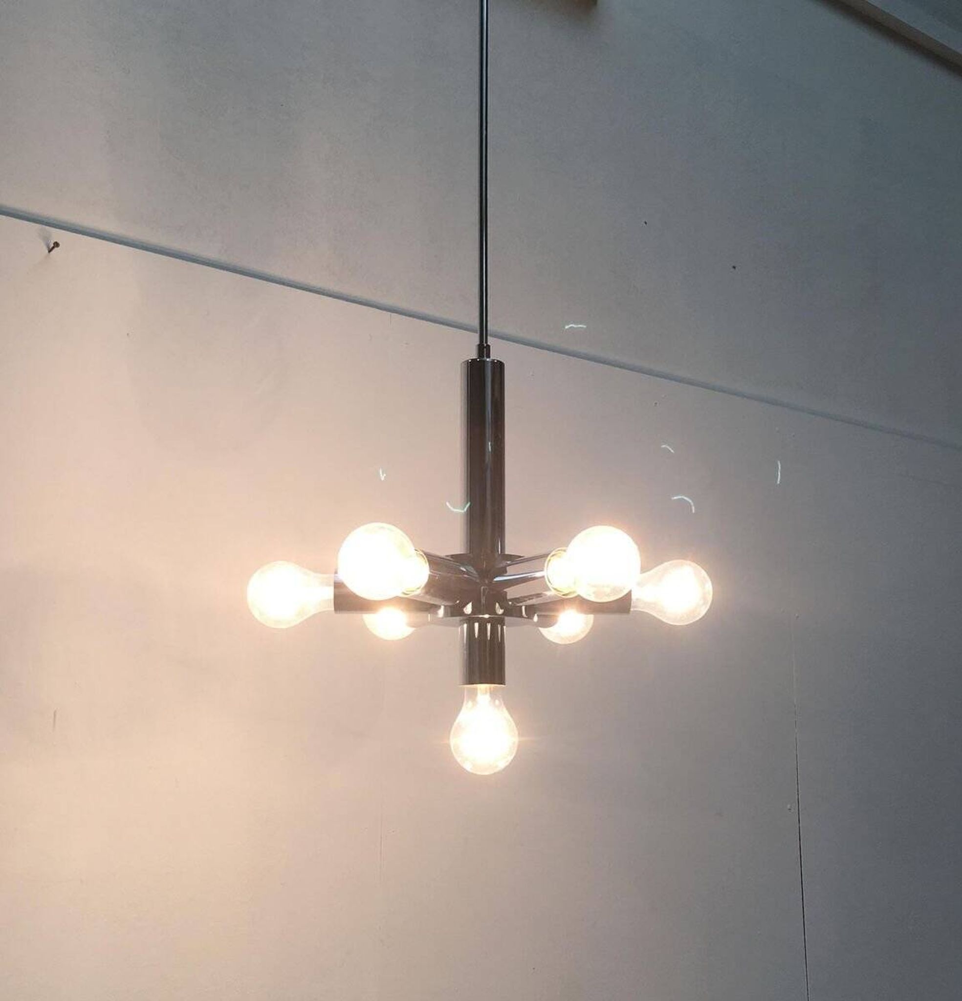 Suspension Chrome Space Age Mid-Century