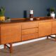 Restored Teak Retro 1960s Long White & Newton Petersfield Sideboard