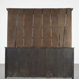 Large English antique oak kitchen cabinet / dresser from the 18th century