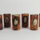Set of six ceramic cups by "The Dove"