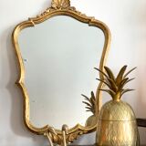Old rocaille gilded mirror