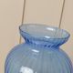 XL Murano Glass Vase in Blue, Italian Mid-Century Art Glass, 1970s