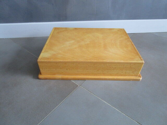 Old wooden administrative storage drawer block