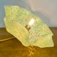 Suspension abat-jour vintage en verre de clichy mint