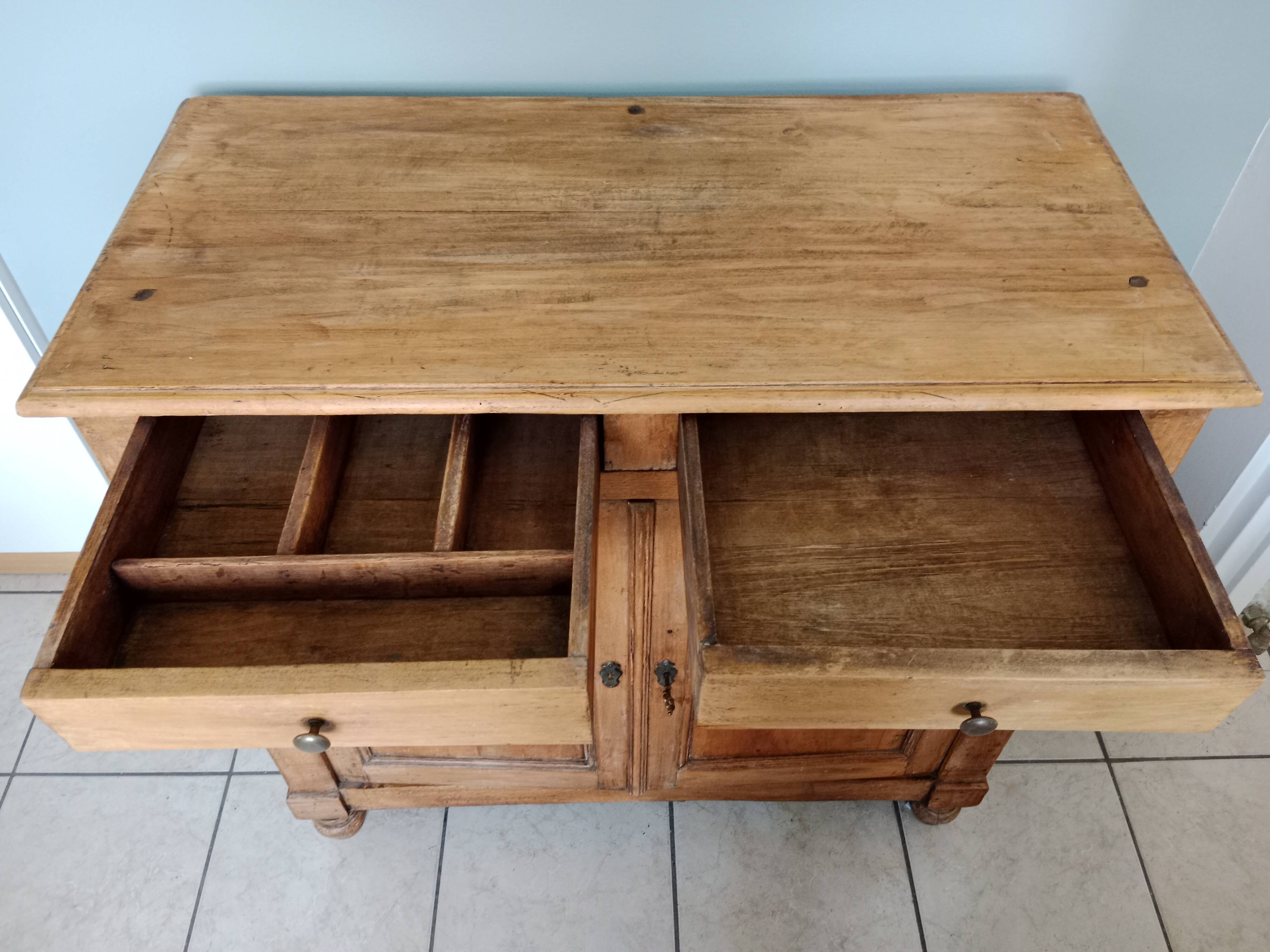Buffet parisien commode campagne vintage bois