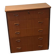 Vintage Swedish teak chest of drawers