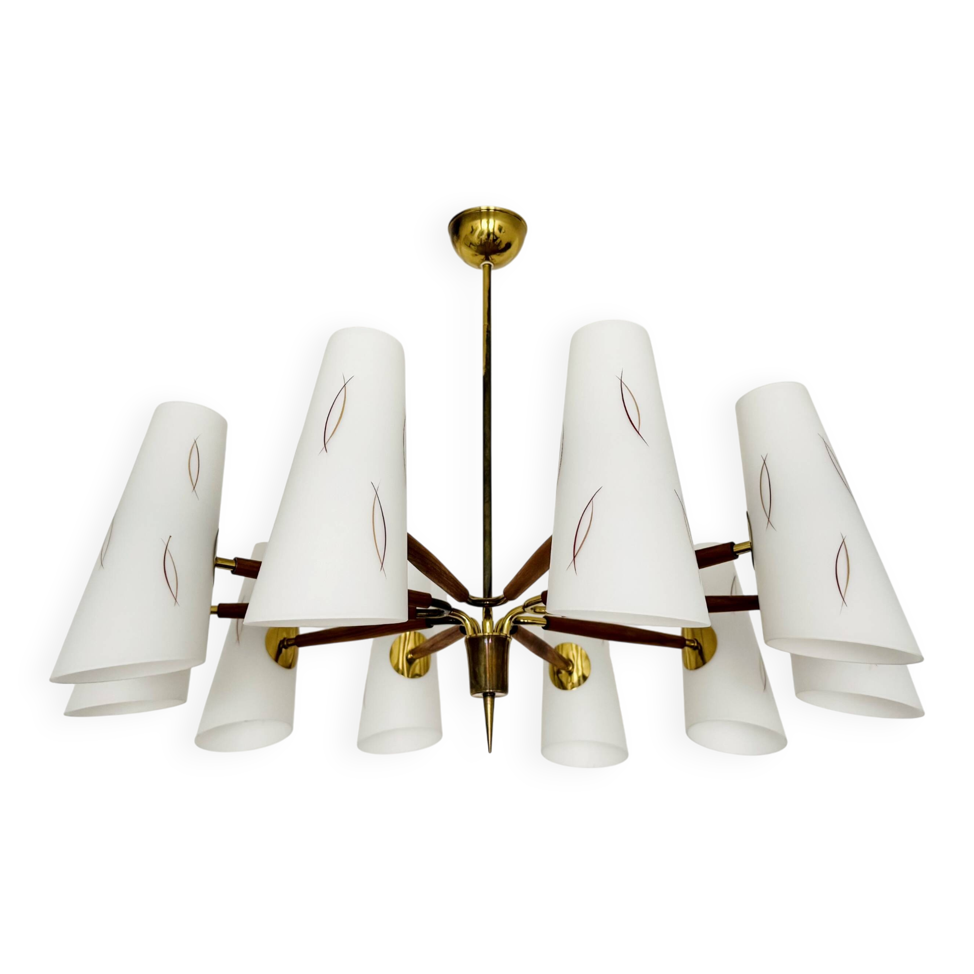 Lustre XL en laiton de Rupert Nikoll