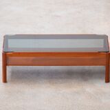 Scandinavian coffee table in teak 112cm
