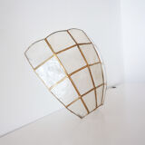 Mother-of-pearl shell shape wall lamp