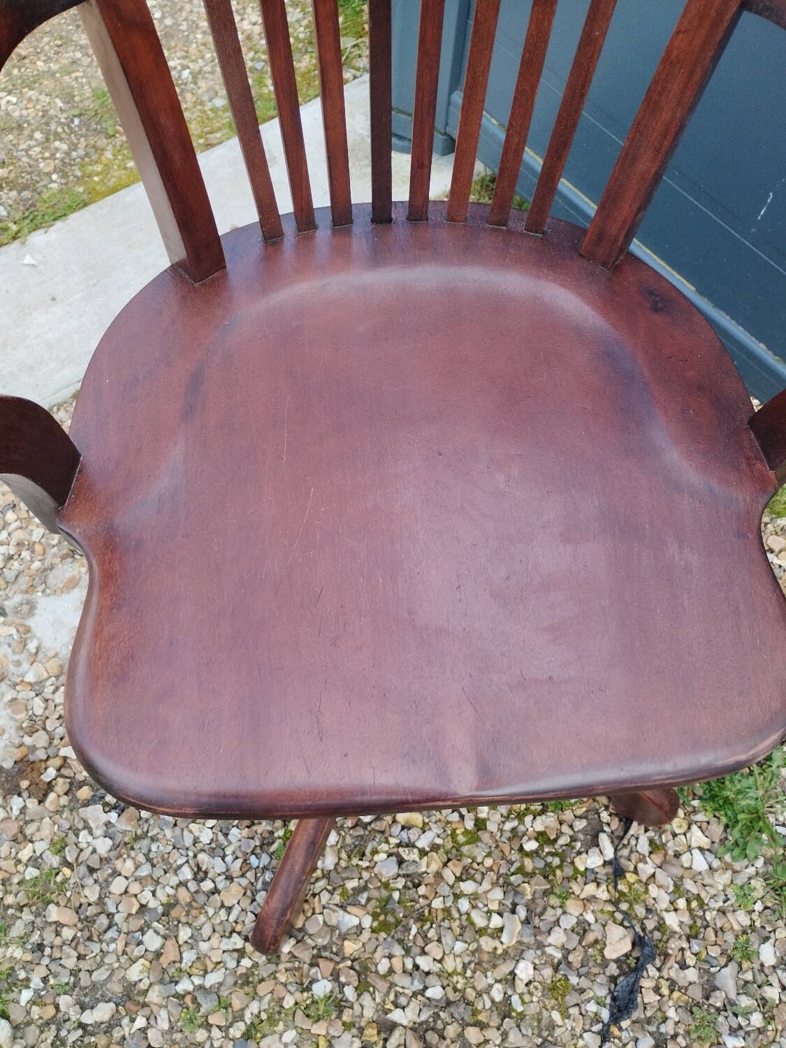 Fauteuil de bureau américain ancien