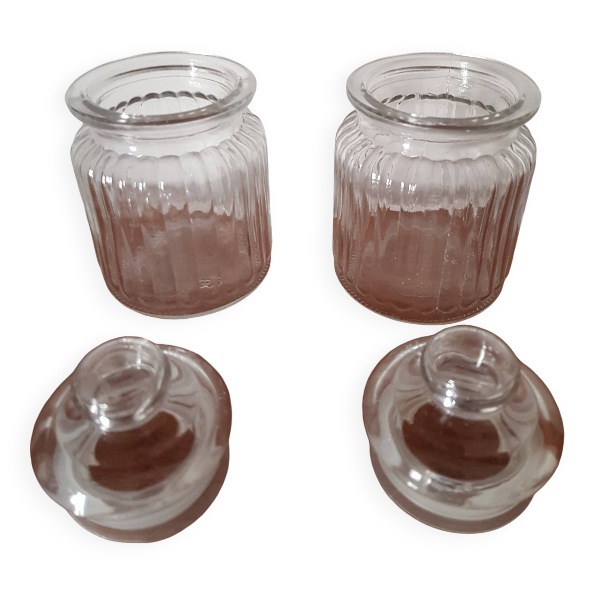 Set of 2 small vintage candy boxes