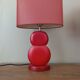 Modern red table lamp – Drimmer Edition (Neo-pop style | 70s/80s)